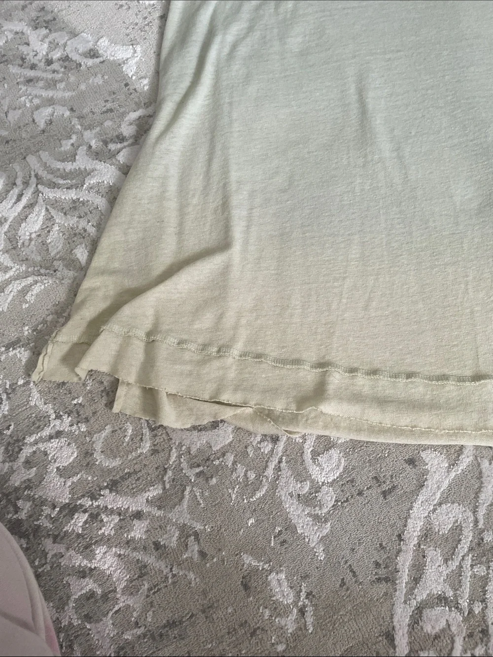 Free People Light Sage V-Neck Tank Top